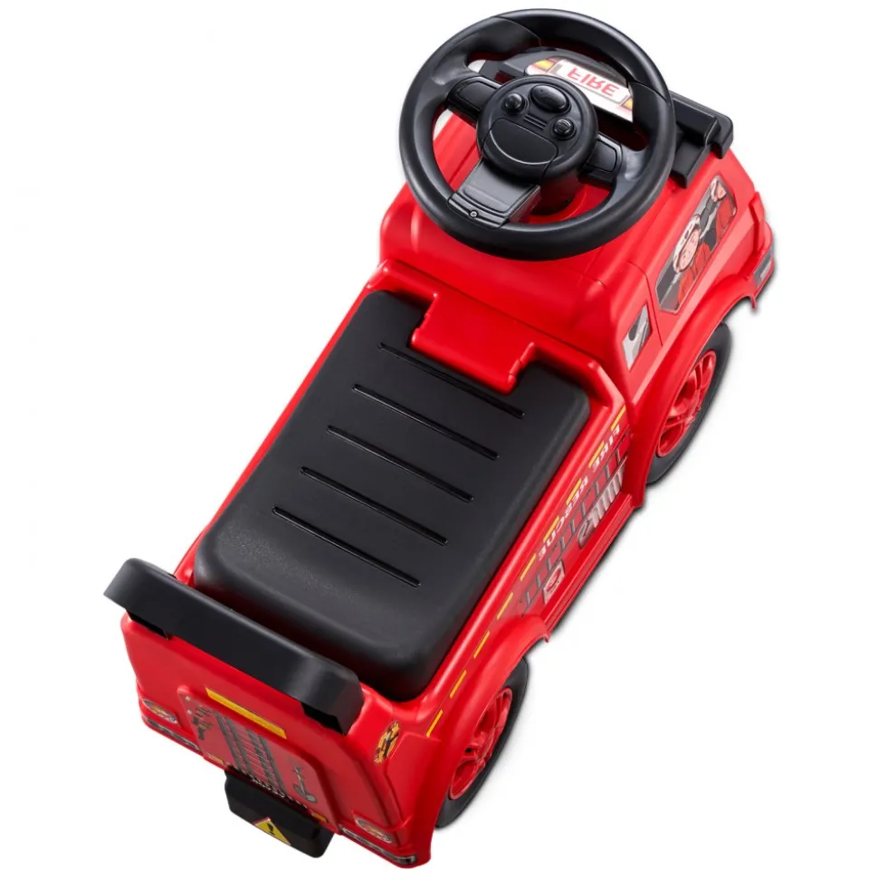VEVOR Ride On Push Car for Toddlers, Ages 1-3, Ride Racer, Sit to Stand Toddler Ride On Toy, Classic Kids Ride On Car with Music Steering Wheel & Under Seat Storage, Ride On Toy for Boys Girls, Red
