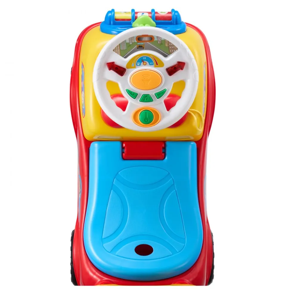 VEVOR Ride On Push Car for Toddlers, Ages 1-3, Ride Racer, Sit to Stand Toddler Ride On Toy, Classic Kids Ride On Car with Music Steering Wheel, Horn & Under Seat Storage, Ride On Toy for Boys Girls