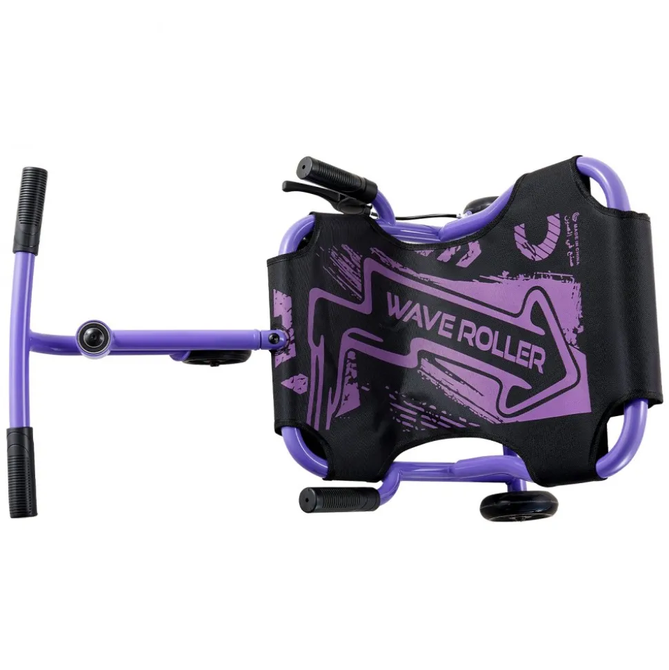 VEVOR Ride on Scooter 150 lbs Swing Side-to-Side for Amazing Riding Purple, for Ages 4+, Powered by Zig-Zag Motion, Ride on Toy with 3 Adjustable Length, Hand Brake, for Hard Surface Indoor & Outdoor