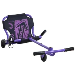 VEVOR Ride on Scooter 150 lbs Swing Side-to-Side for Amazing Riding Purple, for Ages 4+, Powered by Zig-Zag Motion, Ride on Toy with 3 Adjustable Length, Hand Brake, for Hard Surface Indoor & Outdoor