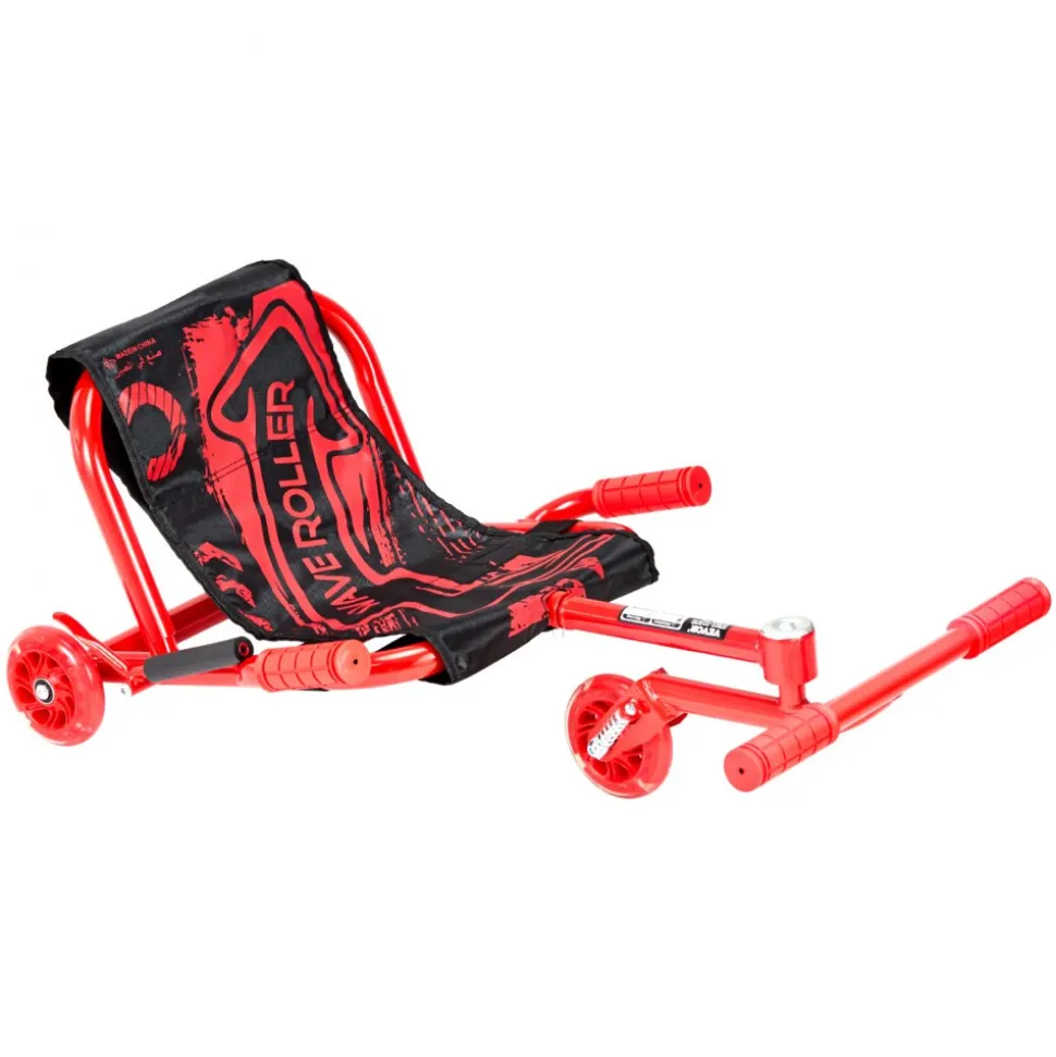 VEVOR Ride on Scooter, Load Capacity of 132 lbs, Swing Side-to-Side for Amazing Ride Powered by Zig-Zag Motion, Ride on Drifting Toy for Ages 4+, Rides on Any Hard Surface for Indoor & Outdoor, Red