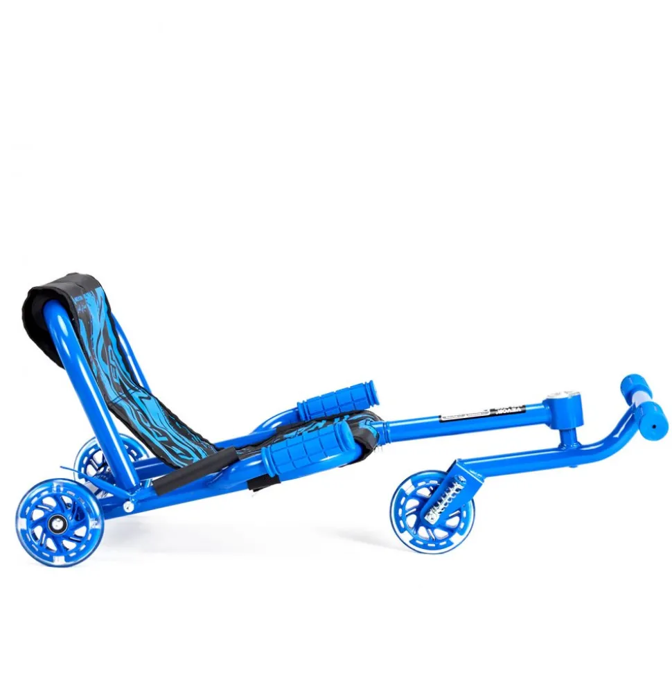 VEVOR Ride on Scooter, Load Capacity of 132 lbs, Swing Side-to-Side for Amazing Ride Powered by Zig-Zag Motion, Ride on Drifting Toy for Ages 4+, Rides on Any Hard Surface for Indoor & Outdoor, Blue