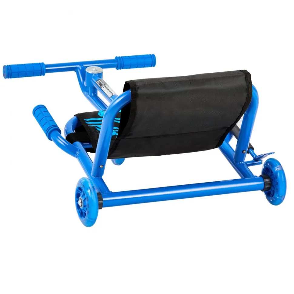 VEVOR Ride on Scooter, Load Capacity of 132 lbs, Swing Side-to-Side for Amazing Ride Powered by Zig-Zag Motion, Ride on Drifting Toy for Ages 4+, Rides on Any Hard Surface for Indoor & Outdoor, Blue