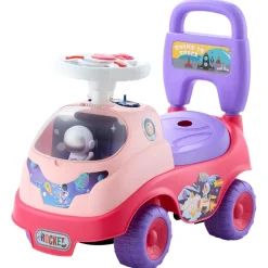 VEVOR Ride On Toddler Push Car, Push Car for Toddler 19 to 36 Months, Kids Ride On Toy with Horn & Music, 48.5 lbs Load Capacity, Under-seat Storage, Foot-to-Floor Walker for Toddlers Boys Girls, Pink