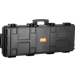 VEVOR Rifle Case, Rifle Hard Case with 3 Layers Fully-protective Foams, 42 inch lockable Hard Gun Case with Wheels, IP67 Waterproof & Crushproof, for Two Rifles or Shotguns, Airsoft Gun