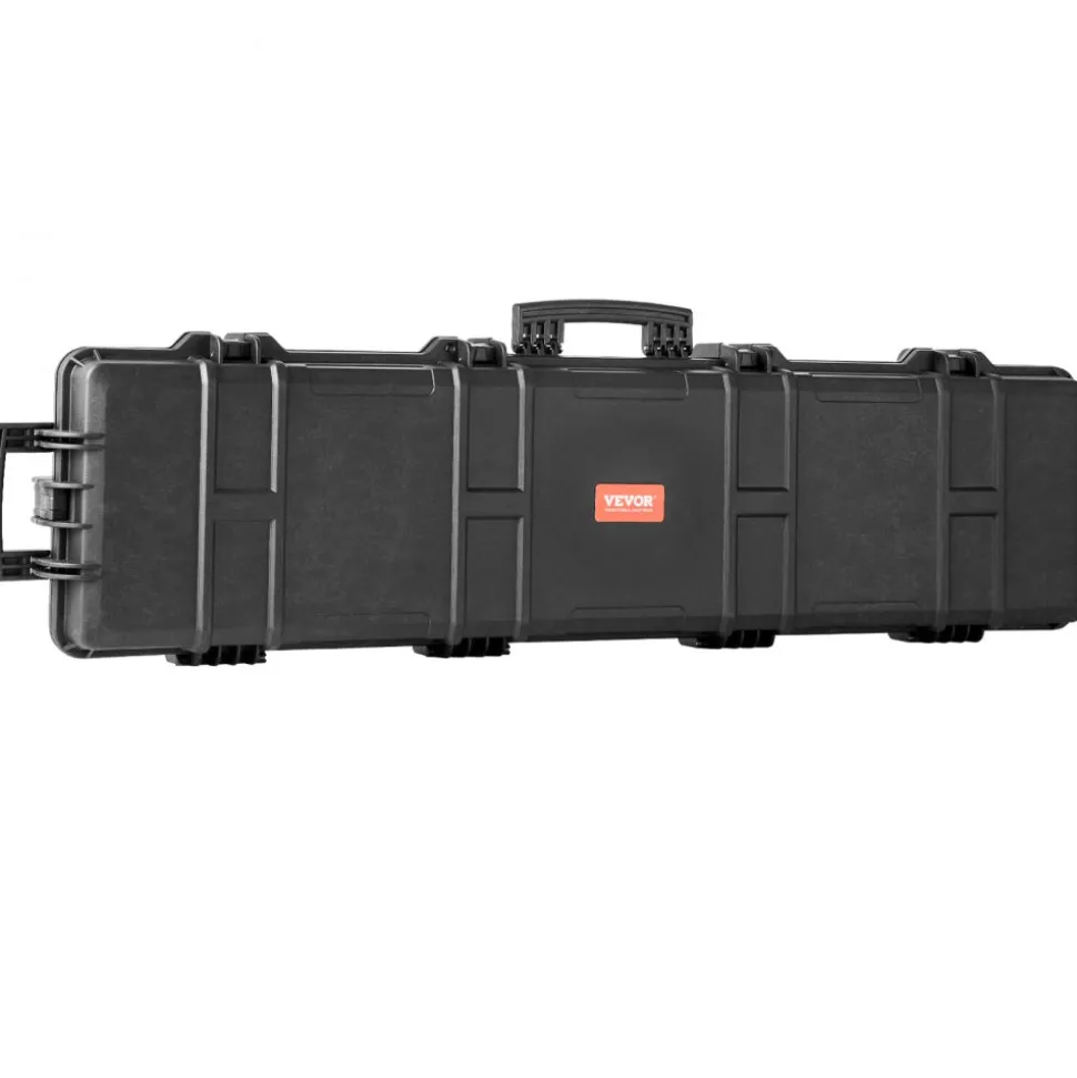 VEVOR Rifle Case, Rifle Hard Case with 3 Layers Fully-protective Foams, 50 inch lockable Hard Gun Case with Wheels, IP67 Waterproof & Crushproof, for Two Rifles or Shotguns, Airsoft Gun