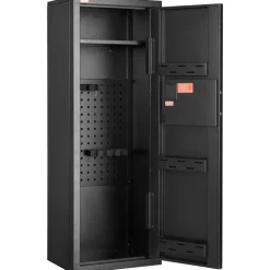 VEVOR 6-8 Rifles Gun Safe, Rifle Safe with Lock & Digital Keypad, Quick Access Tall Gun Storage Cabinet with Removable Shelf, Rifle Cabinet for Home Rifle and Shotguns