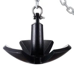 VEVOR River Anchor, 30 LBS Boat Anchor Cast Iron Black Vinyl-Coated, Marine Grade Mushroom Anchor for Boats Up To 30 ft, Impressive Holding Power in River and Mud Bottom Lakes