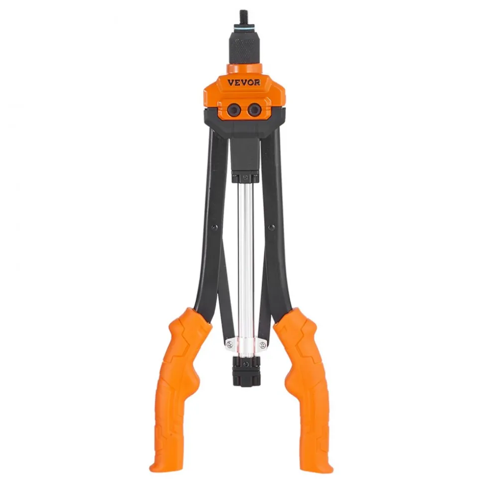 VEVOR Rivet Nut Tool, 16 inch Rivnut Tool Kit with 13PCS Metric and SAE Mandrels, 186PCS Rivet Nuts, Semi-auto Retraction, M3, M4, M5, M6, M8, M10, M12, 1/4-20, 5/16-18, 3/8-16, 1/2-13, 8-32, 10-24