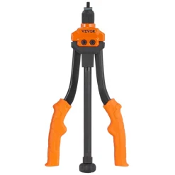 VEVOR Rivet Nut Tool, 14” Rivnut Tool Kit with 7 PCS Metric and SAE Mandrels, 70 PCS Assorted Rivet Nuts, 10-24, 1/4-20, M6, 5/16-18, M8, 3/8-16, M10, Rivet Nut Kit With Rugged Carrying Case