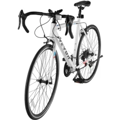 VEVOR Road Bike, 700C Wheels Racing Bike, SHIMANO 21 Speeds Drivetrain City Commuter Road Bicycle, Urban Adult Sport Bicycle with Carbon Steel Frame, Drop Bar, Caliper Brake, for Men and Women