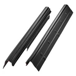 VEVOR Rocker Panel Guard, 4-Piece Set Compatible with 2014-2018 Chevrolet Silverado 1500 Extended Cab, Replacement for 14068 Trail Armor Side Skirts Extension Body Kit, Driver Side, 3M Adhesive, Black