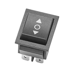 VEVOR Rocker Switch, 6 Pin Momentary DPDT Rocker Switch, 3-Position (ON)-Off-(ON) Polarity Reversing Switch AC 250V/16A 125V/ 20A for Auto Car Boat Household Appliances