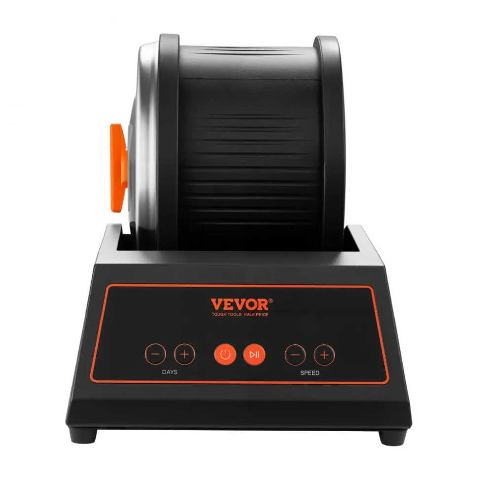 VEVOR Rock Tumbler Kit, 4lbs Rock Polishing Kit, 4 Speed Settings 9-Day Polishing Timer Stone Polishing Kit, Belt-Free Rock Polisher with Adapter & Overload Protection, Rock Polisher for Adults Kids