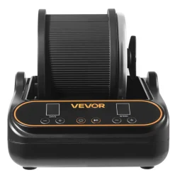 VEVOR Rock Tumbler, 1 lb Rock Polishing Machine, Rocks Tumbling Kit with 4-Speed Adjustment, 1–9 Day Timer, PC Sound Reduction Cover & TPU Drum, Direct Drive Motor Rocks Polishing, Quiet Operation