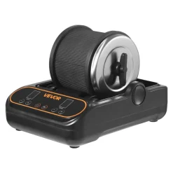 VEVOR Rock Tumbler, 1 lb Rock Polishing Machine, Rocks Tumbling Kit with 4-Speed Adjustment, 1–9 Day Timer, PC Sound Reduction Cover & TPU Drum, Direct Drive Motor Rocks Polishing, Quiet Operation