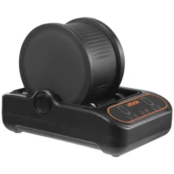 VEVOR Rock Tumbler, 3 lb Rock Polishing Machine, Rocks Tumbling Kit with 4-Speed Adjustment, 1–9 Day Timer, PC Sound Reduction Cover & TPU Drum, Direct Drive Motor Rocks Polishing, Quiet Operation