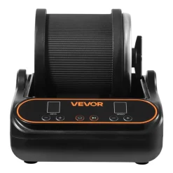 VEVOR Rock Tumbler, 2 lb Rock Polishing Machine, Rocks Tumbling Kit with 4-Speed Adjustment, 1–9 Day Timer, PC Sound Reduction Cover & TPU Drum, Direct Drive Motor Rocks Polishing, Quiet Operation