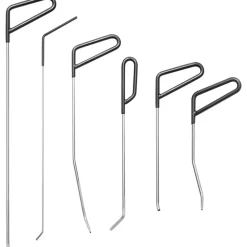 VEVOR Rods Dent Removal Kit, 21 Pcs Paintless Dent Repair Rods, Stainless Steel Dent Rods, Whale Tail Dent Repair Tools, Professional Hail Dent Removal Tool For Minor Dents, Door Dings And Hail Damage