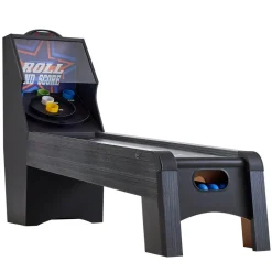 VEVOR 9' Roll and Score Classic Arcade Game Table,  with LED Electronic Scorer & Track Lighting, Sound, Automatic Ball Return, Adults Kids Home Recreation Game Room, 4 Balls Included