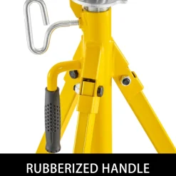 VEVOR Roller Pipe Stand for 1/8 in -12 in Pipes, 2500Lbs Capacity Pipe Stands with Adjustable Height 32