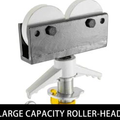 VEVOR Roller Pipe Stand for 1/8 in -12 in Pipes, 2500Lbs Capacity Pipe Stands with Adjustable Height 32