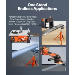 VEVOR Roller Stand, Heavy Duty 2500 LBS Load Capacity, 27.6