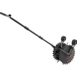VEVOR Rolling Lawn Core Aerator, 16.6 in Coring Aerator Roller with Anti-Clog Tines, Heavy Duty & Rust-Resistant, Yard Grass Pulling Plugs Manual Aeration Tool for Compacted Garden Soil Loosening