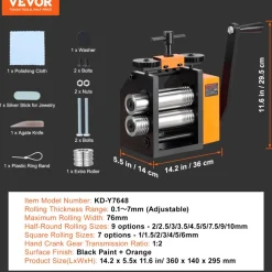 VEVOR Rolling Mill, 3