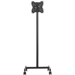 VEVOR Rolling TV Stand, Mobile TV Cart for 17-55 Inch Screens, Portrait to Landscape, Portable TV Stand with Wheels Holds up to 44 lbs for Living Room, Bedroom, Office, Outdoor, Max VESA 200x200mm