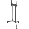 VEVOR Rolling TV Stand, Mobile TV Cart for 32-65 Inch Screens, Height Adjustable, Portable Monitor Stand with Wheels Holds up to 88 lbs for Living Room, Bedroom, Office, Outdoor, Max VESA 400x400mm
