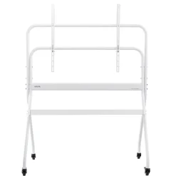 VEVOR Rolling TV Stand, Mobile TV Cart for 35-100 Inch LED/LCD/OLED Flat/Curved TVs, Portable Monitor Stand with Wheels Hold up to 198 lbs for Living Room, Bedroom, Office, Outdoor, Max VESA 800x600mm