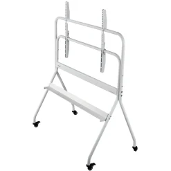 VEVOR Rolling TV Stand, Mobile TV Cart for 35-100 Inch LED/LCD/OLED Flat/Curved TVs, Portable Monitor Stand with Wheels Hold up to 198 lbs for Living Room, Bedroom, Office, Outdoor, Max VESA 800x600mm