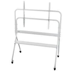 VEVOR Rolling TV Stand, Mobile TV Cart for 35-100 Inch LED/LCD/OLED Flat/Curved TVs, Portable Monitor Stand with Wheels Hold up to 198 lbs for Living Room, Bedroom, Office, Outdoor, Max VESA 800x600mm
