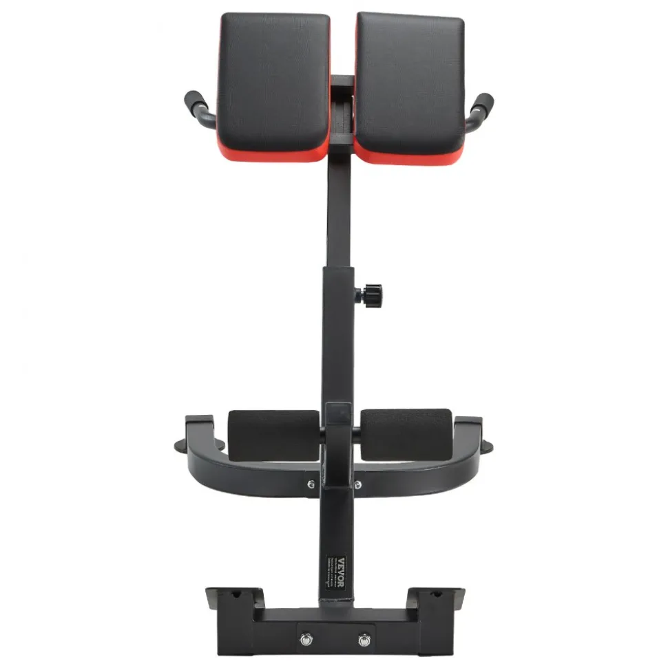VEVOR Roman Chair Hyperextension Bench, 300 lbs Adjustable Extension Machine, Multi-Function Exercise Equipment for Glute, Hamstring, Lower Back, and Ab Workout, Fitness Weight Bench for Home Gym