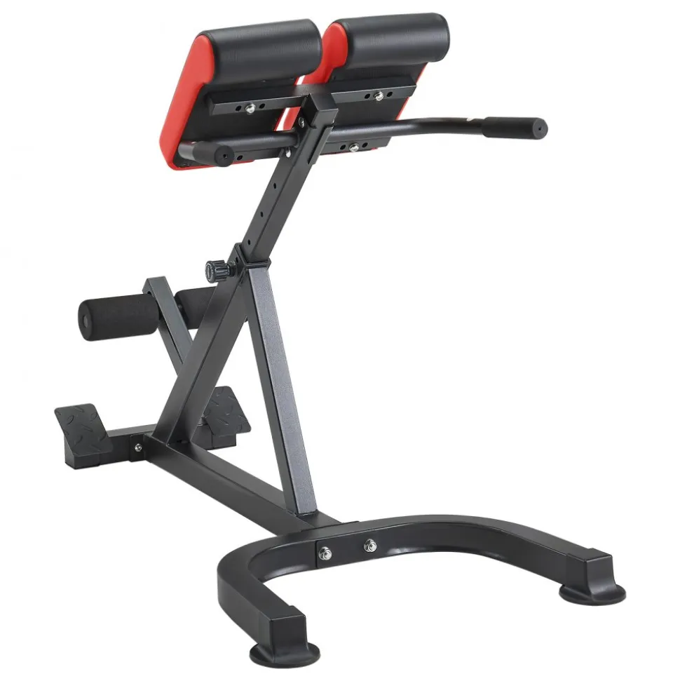 VEVOR Roman Chair Hyperextension Bench, 300 lbs Adjustable Extension Machine, Multi-Function Exercise Equipment for Glute, Hamstring, Lower Back, and Ab Workout, Fitness Weight Bench for Home Gym