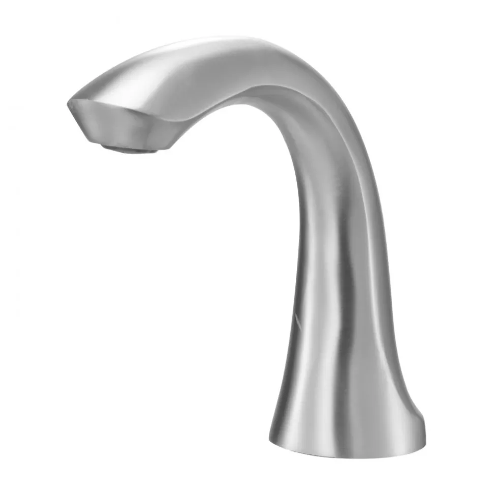 VEVOR Roman Tub Faucet, 3 Hole Waterfall Bathtub Faucet, Gooseneck Bath Tubs Faucets Set with 2 Handles, Deck Mount Bath Tub Faucets Set for Pet Washing, Adult Bathing, Brushed Stainless Steel