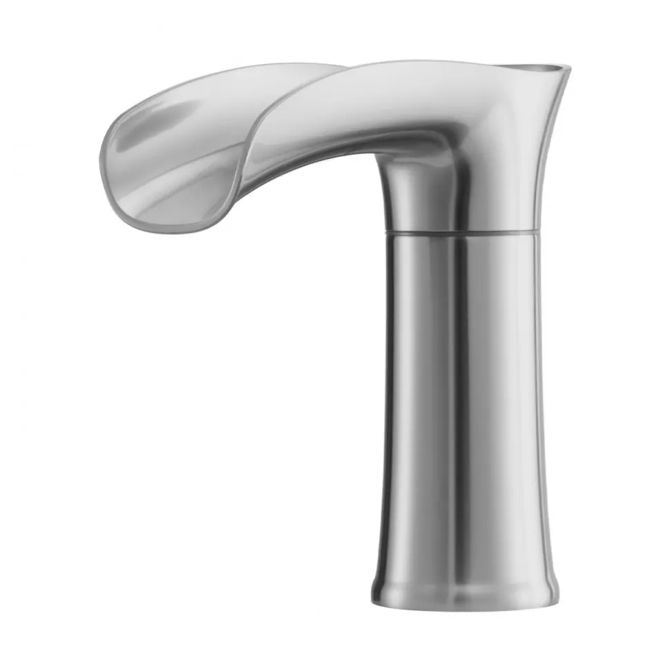 VEVOR Roman Tub Faucet, 3 Hole Waterfall Bathtub Faucet, Zinc Alloy Bath Tubs Faucets Set with 2 Handles, Deck Mount Bath Tub Faucets Set for Pet Washing, Adult Bathing, Silver, Hot & Cold Control