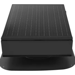 VEVOR Roof Attic Exhaust Fan, 35W Smart Solar Roof Ventilation Fan Auto Temperature Control, 2400 CFM Airflow Built-in Brushless DC Motor for Cooling and Dehumidification, No Remote