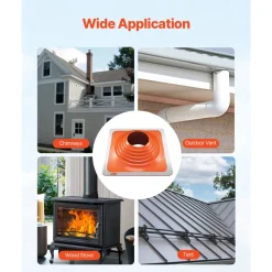 VEVOR Roof Pipe Flashing Boot, Fit Pipe OD 10