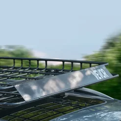 VEVOR Roof Rack Basket, 64 x 50 x 4.1 in, Universal Rooftop Cargo Carrier with Two 35.4 x 39.4 in Cargo Net,150 lbs Max Car Top Luggage Holder, 4.1 in Fence, Anti-Rust Alloy Steel, for SUV Truck Car
