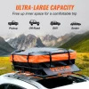 VEVOR Roof Rack Cargo Basket, 46" x 36" x 4.5" Rooftop Cargo Carrier, Heavy-duty 200 LBS Capacity Universal Roof Rack Basket, Luggage Holder for SUV, Truck, Vehicle
