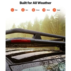 VEVOR Roof Rack Cargo Basket, 64 x 39 x 4.53 in, Heavy Duty Roof Top Carrier Basket with Extension, 200 lbs Capacity, All-Weather Car Top Luggage Holder, Universal Fit for SUVs Trucks Vehicles Pickups