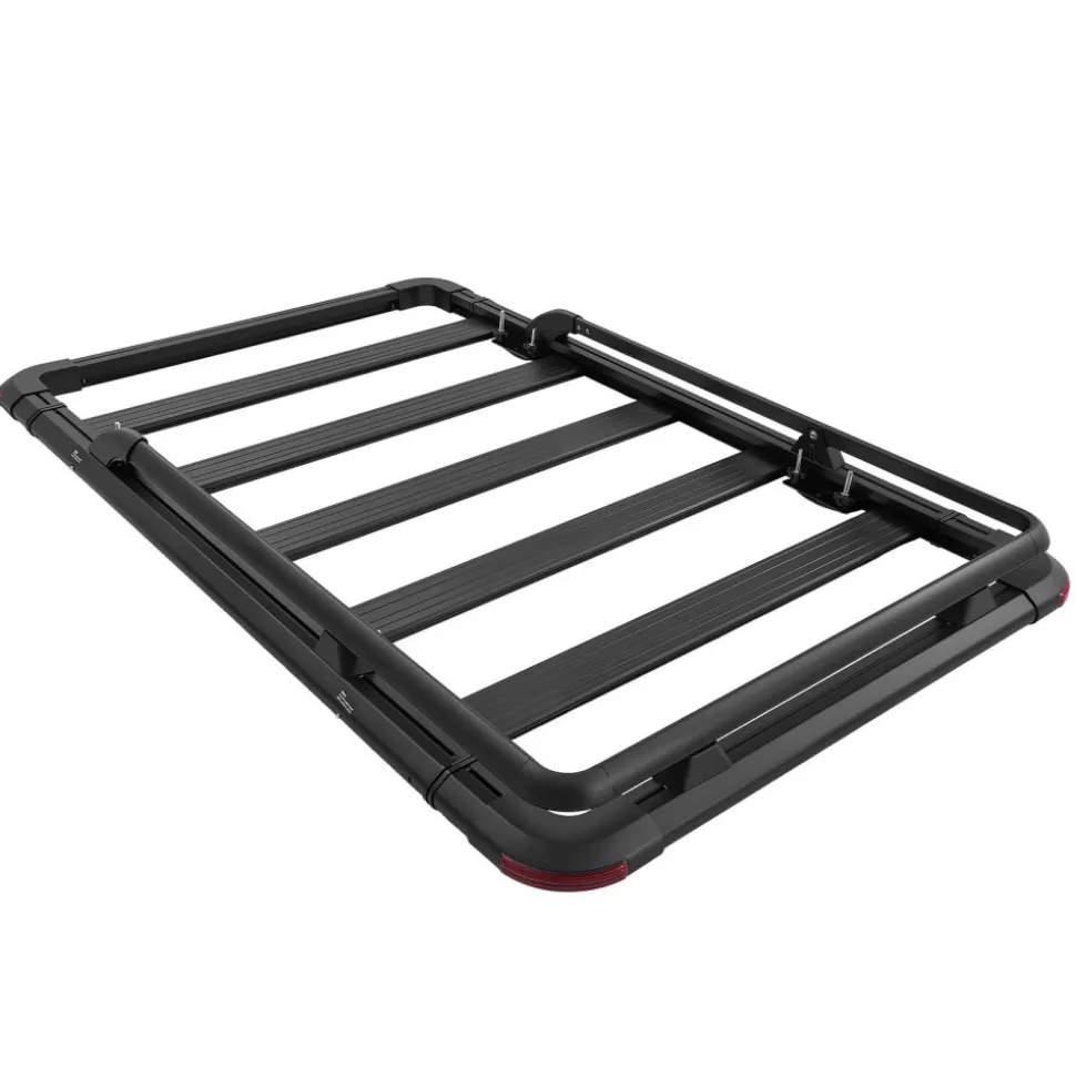 VEVOR Roof Rack Cargo Basket, 64 x 39 x 4.53 in, Heavy Duty Roof Top Carrier Basket with Extension, 200 lbs Capacity, All-Weather Car Top Luggage Holder, Universal Fit for SUVs Trucks Vehicles Pickups