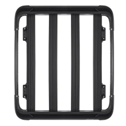 VEVOR Roof Rack Cargo Carrier, 48 x 40 x 5.6 in, Universal Rooftop Cargo Basket, Car Top Luggage Holder with 150 lbs Max Load Capacity, 4.1 in Fence, Anti-Rust Alloy Steel, Wind Fairing, for SUV Car