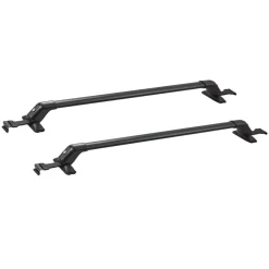 VEVOR Roof Rack Cross Bars, Aluminum Roof Rack Crossbars, Fit Roof without Side Rail, 155 lbs Load Capacity, Adjustable Bare Roof Crossbars with Locks, for SUVs, Sedans, and Vans