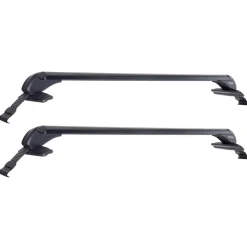 VEVOR Roof Rack Cross Bars, Universal Fit for Naked Roofs Without Raised Rails/Flush Rail/Black Moldings, 165 LBS Capacity, Lockable Heavy Duty Aluminum Crossbar Racks Roof Rail Rooftop Luggage Canoe