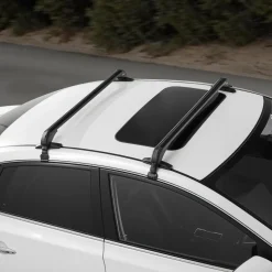 VEVOR Roof Rack Cross Bars, Universal Fit for Naked Roofs Without Raised Rails/Flush Rail/Black Moldings, 165 LBS Capacity, Lockable Heavy Duty Aluminum Crossbar Racks Roof Rail Rooftop Luggage Canoe