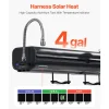 VEVOR Roof Rack Water Tank, 4.5 Gal, Multi-Dispensing Outdoor Tank with 2 Splash-Guard Panels & T-slot, High-Capacity Aluminum Tank with Pressurization Port, Fit for Trunks, Roll Bars, Crossbars