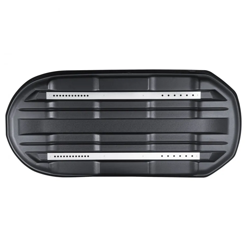 VEVOR Rooftop Cargo Carrier, 11 Cubic Feet Roof Cargo Box, ABS Hard Shell Roof Box, with Dual-Sided Opening and 2 Reinforced Straps, Aerodynamic, Suitable for most Crossbar, for Car, Wagon, SUV, Black